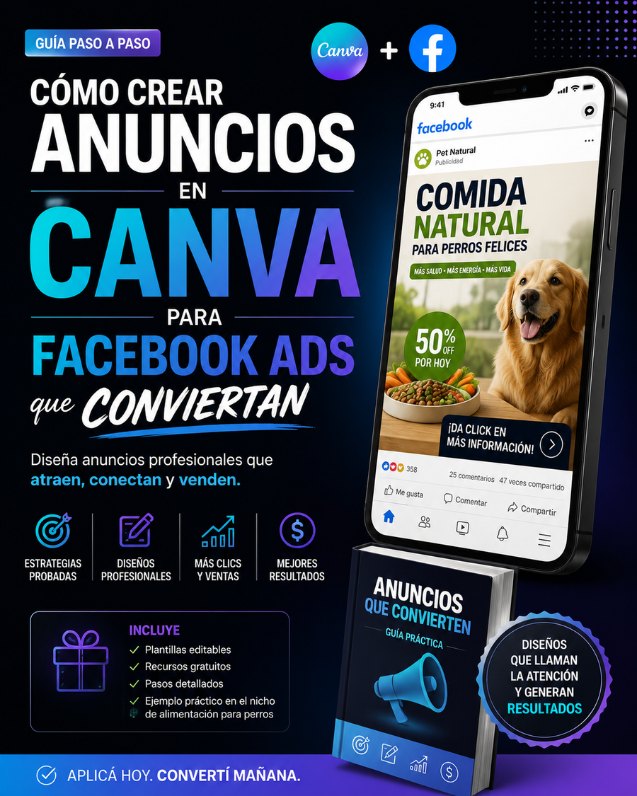 Cómo Crear Anuncios en Canva para Facebook Ads que Conviertan